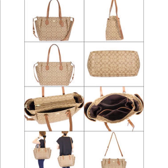 LAST ONE! NWT Coach Signature Baby Bag Diaper Bag - Picture 4 of 8